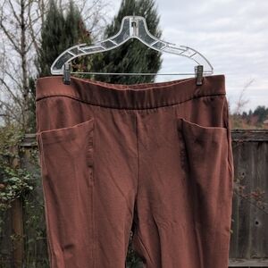 Ava & Viv Straight Leg Pants in Terracotta
